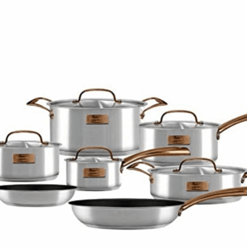 Fleischer and Wolf London Tri-Ply 12-Piece Cookware Set