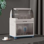 Double Layer Dish Rack/ Drainer With Cover