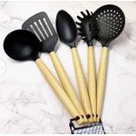 Multicolour Non-stick Cooking Spoon Set