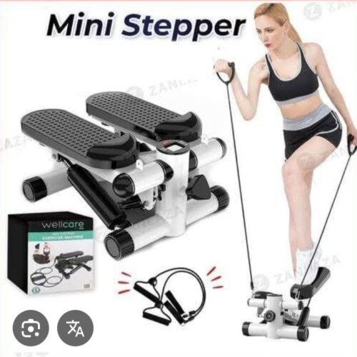 MINI STEPPER WITH RESISTANCE BANDS AND LCD MONITOR